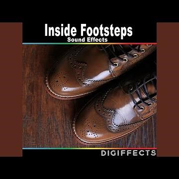 Male Running Footsteps on Marble Floor in Hallway