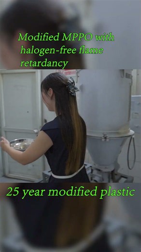 Our technicians conduct testing on modified plastics in the laboratory #factory