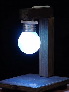 Make Magnetic Table Lamp | Free Energy Generator