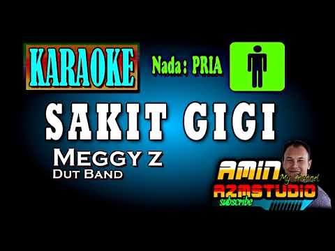 SAKIT GIGI || Meggy Z || KARAOKE Nada PRIA