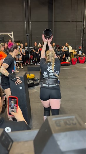 Jennie on Instagram: "Event three. 175lb hussafel to Fingal finger 185lb 30+24.86 (feet+time) second place on this fella. The fingal was ALOT easier than I thought! #fingalfinger #hussafel #strongman #competitor"
