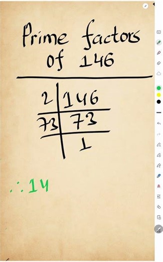 Prime Factors of 146 l Prime Factorization of 146