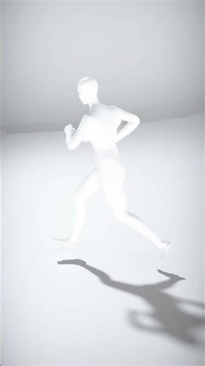 Female Character Model in Dynamic Pose