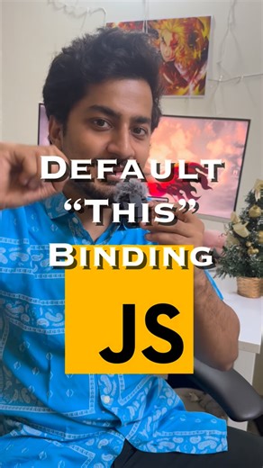 Shubham Rana on Instagram: "📌 This & Object prototype | Chapter 2 Part 1 - Default Binding You don't know javascript series Default binding applies when no other This binding rule applies i.e when the function is called standalone. Doesn’t matter where the function comes from if it’s called standalone , then it would be a case of default binding. In default binding, this points to the global object and if strict mode is enabled it points to undefined. Inspired by You Don’t Know JavaScript. #jav