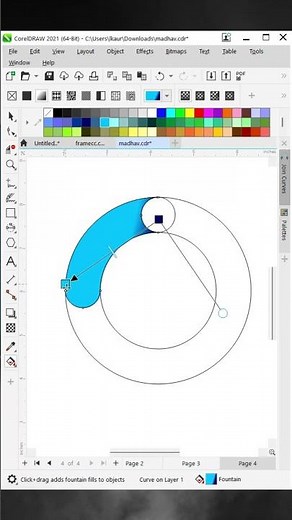 BASIC CIRCLE LOGO DESIGN IN COREL DRAW
