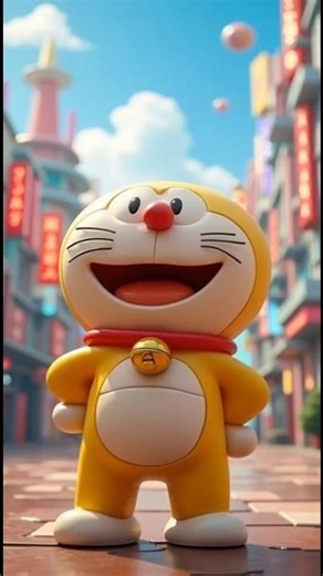 Magic in the Town! Yellow Cartoon Flying Adventure 💛✨🏘️