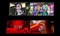 Mix of 4 videos from youtube : Fluttershy Sci-Twi Sunset Shimmer & Friends Vs 6 Dark Bowsers Vs Mater The Greater For Bugssonicx