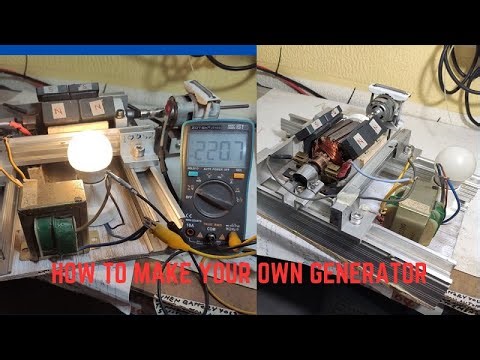 HOW TO MAKE YOUR OWN GENERATOR
