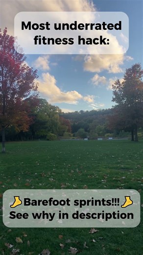 BAREFOOT SPRINTS ARE BEST #barefoot #running #bodyweighttraining #bodyweightworkout #holistichealth