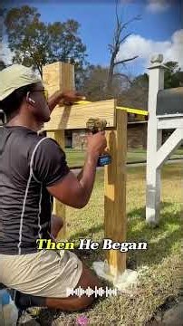 Renovating a mailbox! #DIY #renovation #construction #craftsman #homeimprovement