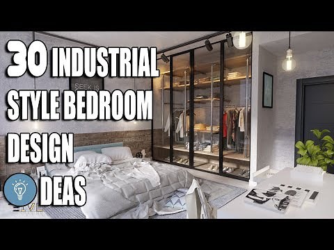 30 industrial style bedroom design ideas