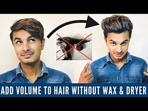 How to Add Hair Volume Naturally | Volume Hairstyle in 5 Minutes