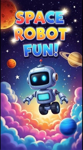 Robot Space Adventure 🤖🚀 | Learn Planets Fun for Kids #shorts #nurseryrhymes