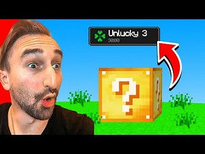 Pranking My Friend With Mega UNLUCKY Blocks In Minecraft