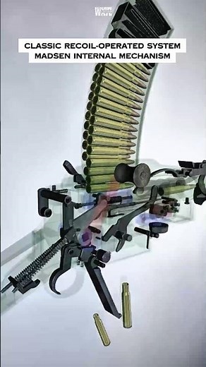 MADSEN LMG (3D) | Internal Mechanism #shorts