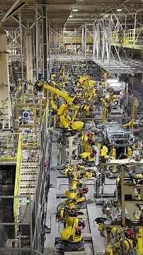 Future of Engineering: Fully Automated Robotic Car Assembly Line