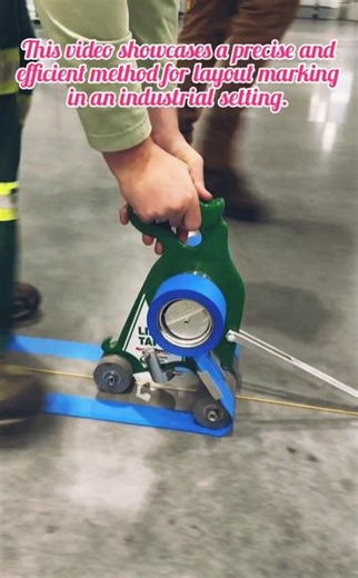 Precision Floor Marking: How to Use a Line Taper for Industrial Safety
