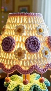 Cozy Crochet Lamp Magic #CrochetLamp #DIYDecor #homestyling | Creative Ideas
