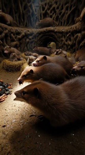 Inside a Shrew’s Secret Underground World Real Body-Cam Footage From a Burrow Colony 🐭