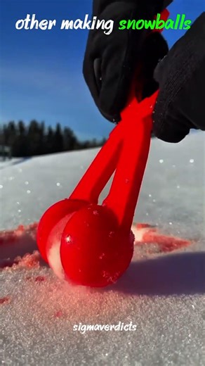 How Others Are Making Snowballs… But the Last One💀#relatablesigmastories