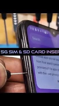 Samsung Galaxy A32 5g - Where Is My Sim & SD Card Tray Located + How To Insert & Remove
