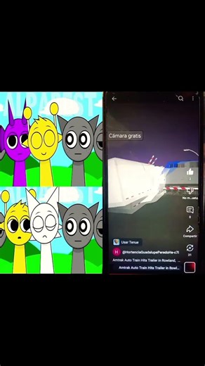 sprunki wenda x Simon x durple F Gray Amtrak Auto train Hits Tráiler in Rowland, NC Roblox (Remake)