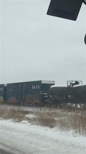 CN Rail Train can't fit into siding. Via in front and Via in behind. Part #3 #train #passengerrail
