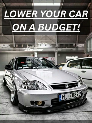 Lower your car without destroying your wallet 🔧💸 Here’s the step-by-step way to get that clean lowered look using lowering springs the right way. If you want better stance, better handling, and a proper setup on a budget… this is how you do it. #cartok #stance #carmods #loweredcars #budgetbuild