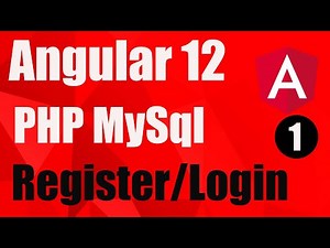 Part-1. Angular 12 Login Register | Angular 12 PHPMySql Login Registration with AuthGuard Example