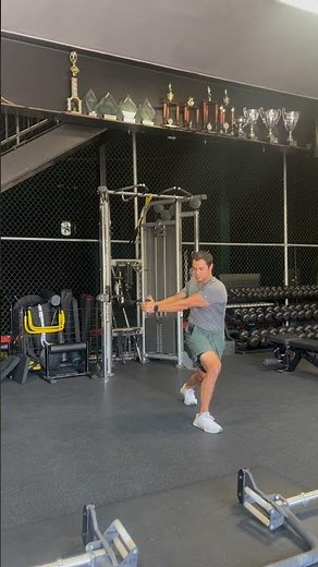 Split-Stance Cable Rotation with Handle