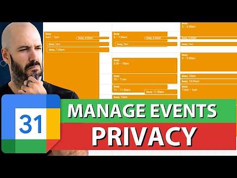 Sharing Google Calendars and Hiding Personal Events with Private Mode