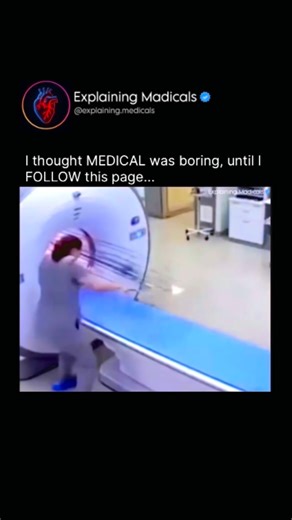 Medical | Health | Anatomy on Instagram: "An MRI Can Literally Pull You In If You’re Wearing Metal — Here’s Why MRI machines use extremely powerful magnets that are always on. If a person enters the MRI room with metal on or inside their body, that metal can be violently attracted toward the scanner. This effect, known as the “projectile effect,” can pull objects—and in rare cases, people—toward the MRI at high speed, causing severe injuries or even death. Items like keys, oxygen tanks, tools, j