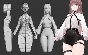 3dmax人物建模：从人头到全身超详细步骤讲解 你还怕学不会角色模型建模？_哔哩哔哩_bilibili