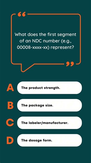Decoding the NDC Number 🔢 Pharmacy Prep #Shorts #NDC #PharmacyTech #StudyHack #PTCB