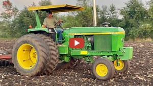 bigtractorpower - JOHN DEERE 4230 Tractor Disking at the Half Century of Progress Show.  We take a look at harder to find version of the popular JOHN DEERE 4230 Tractor from the 1970's