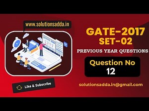 CO | Cache | CS GATE PYQs | GATE 2017 Set-2 Solutions | Solutions Adda | Q12 | GATE 2022