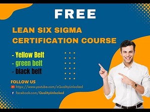 Introduction to Lean Six Sigma Black Belt Certification Course (ASQ)
