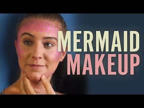 Mermaid makeup for women — Tutorial for beginners