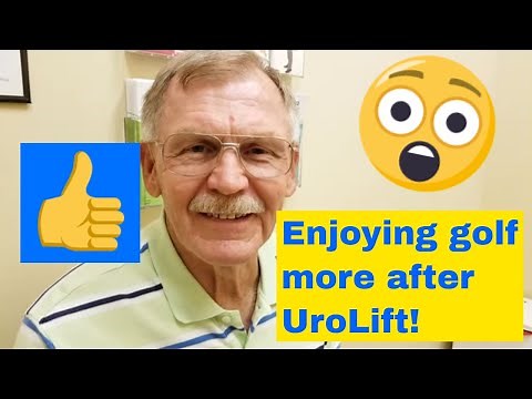 Golfs 3 days a week. Better on golf course after UroLift procedure.