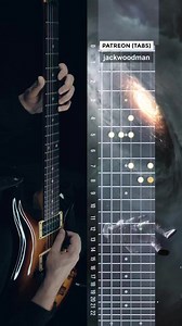241K views · 3.3K reactions | Futuristic guitar lick based on Cmaj9 arpeggio #guitartutorial #guitartabs | Jack Woodman | Facebook