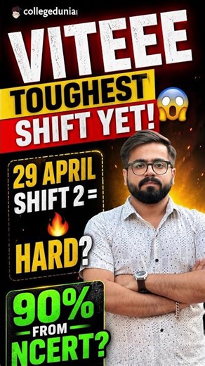 😱 April 29 Shift 2 VITEEE 2026 Paper Analysis | Toughest Shift? 🚀 #viteee