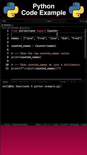 Python: A Simple Word Counter Using the Collections Library