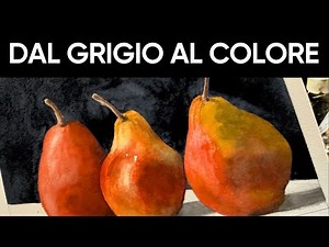 From Gray to Color with Watercolor - Tutorial for All Levels