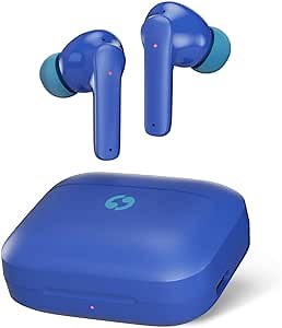 Avantalk Clan K2 - Wireless Earbuds for Kids with Safe Volume Limiting and Customizable Fit, Cute Bluetooth Earbuds for Boys & Girls 8-10, Low Latency & 3 EQ Modes - Blue