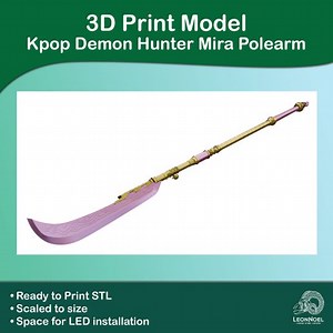Mira Polearm/Spear 3D imprimir Modelo Kpop Demon Hunter