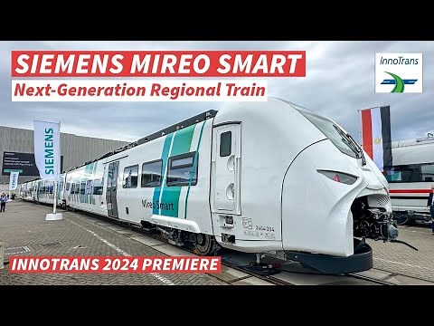 【4K】Siemens Mireo Smart: Inside the Innovative Regional Train Unveiled at InnoTrans 2024
