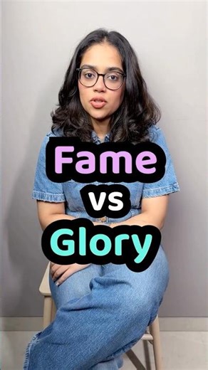 Difference Between FAME & GLORY | Confusing Every English Words | Learn English With Ananya