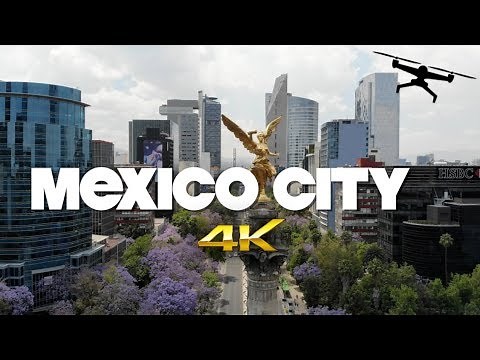Mexico City from the sky - CDMX in DRONE 4K