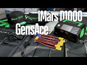 GensAce iMars D1000 - 1000w 2CH BATTERY CHARGER 🔌🔋 - UNBOXING & FUNCTIONS REVIEW ✅ [4K60fps HDR]