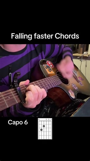 Chords for falling faster #guitar #guitarcover #guitartutorial #guitarchords #guitarist #music